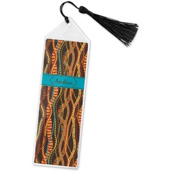Tribal Ribbons Book Mark w/Tassel (Personalized)