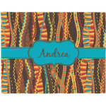 Tribal Ribbons Woven Fabric Placemat - Twill w/ Name or Text