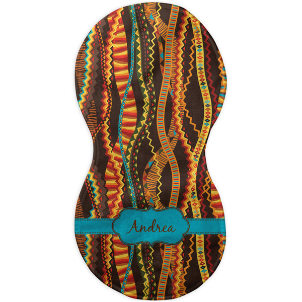 Tribal Ribbons Burp Peanut Shaped Flat