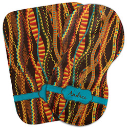 Tribal Ribbons Burp Cloth (Personalized)