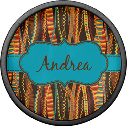Tribal Ribbons Cabinet Knob (Black) (Personalized)