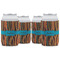 Tribal Ribbons Can Cooler (12 oz) - Set of 4 w/ Name or Text