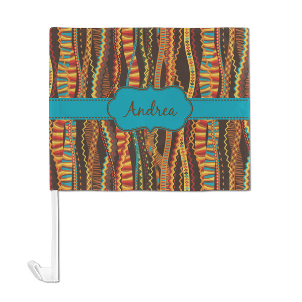 Tribal Ribbons Car Flag - Large - FRONT
