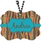 Tribal Ribbons Rear View Mirror Decor (Personalized)