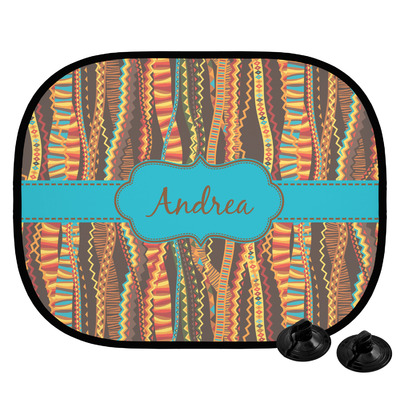 Tribal Ribbons Car Side Window Sun Shade (Personalized)