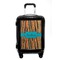 Tribal Ribbons Carry On Hard Shell Suitcase - Front