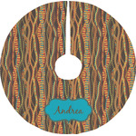 Tribal Ribbons Tree Skirt (Personalized)