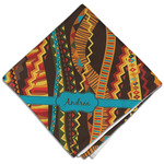 Tribal Ribbons Cloth Dinner Napkin - Single w/ Name or Text