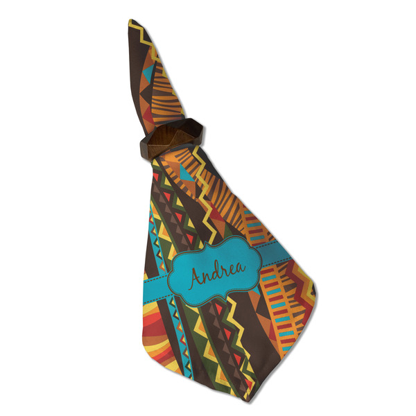 Tribal Ribbons Cloth Napkins - Personalized Dinner (Folded in Ring) (MAIN)