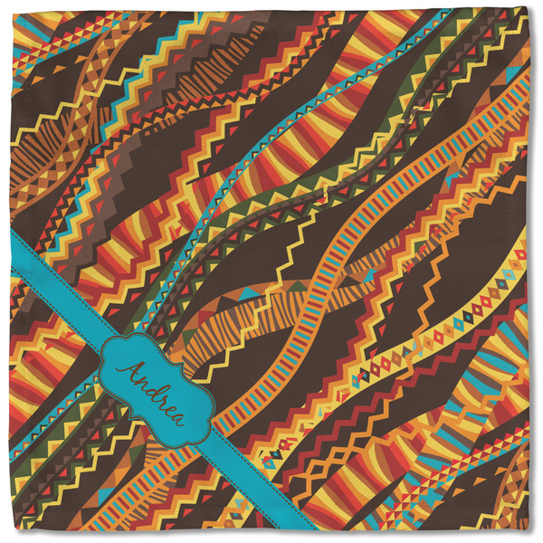 Tribal Ribbons Cloth Napkins - Personalized Lunch (Single Full Open)