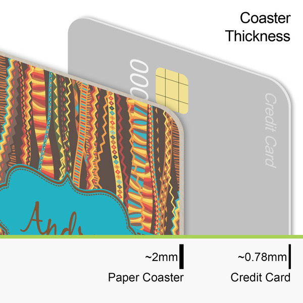 Tribal Ribbons Coaster Thickness