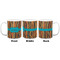 Tribal Ribbons Coffee Mug - 11 oz - White APPROVAL