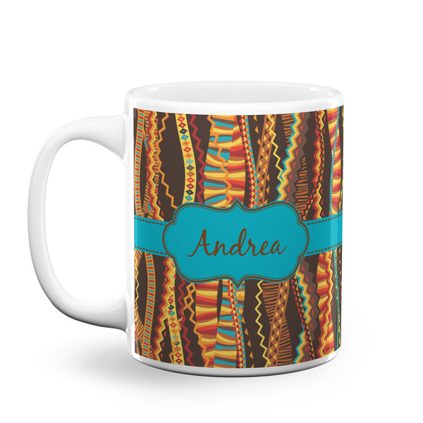Custom Tribal Ribbons Coffee Mug (Personalized)