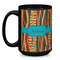 Tribal Ribbons Coffee Mug - 15 oz - Black