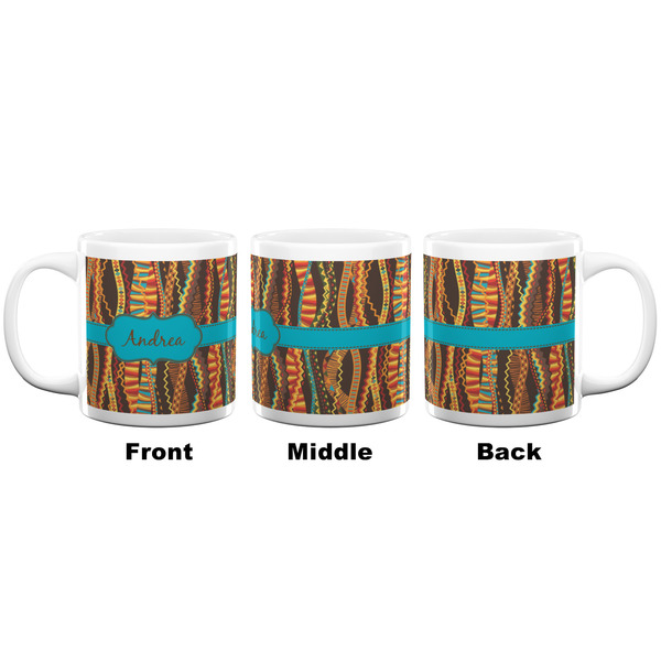Tribal Ribbons Coffee Mug - 20 oz - White APPROVAL