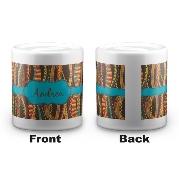 Tribal Ribbons Coin Bank - Apvl