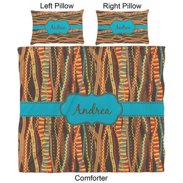 Tribal Ribbons Comforter Set - King - Approval