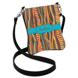 Tribal Ribbons Cross Body Bag - 2 Sizes (Personalized)