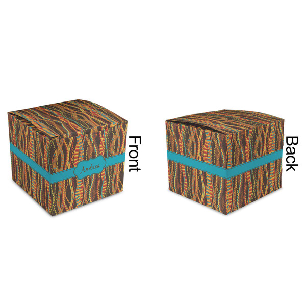 Tribal Ribbons Cubic Gift Box - Approval