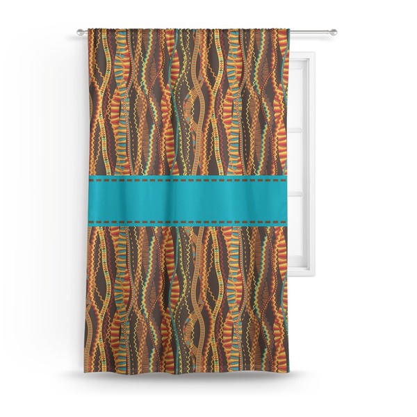 Custom Tribal Ribbons Curtain - 50"x84" Panel