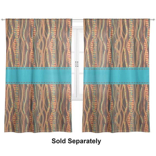 African Ribbons Curtains