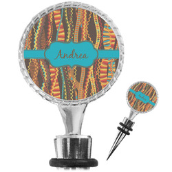 Tribal Ribbons Wine Bottle Stopper (Personalized)