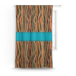 Tribal Ribbons Curtain Panel - Custom Size