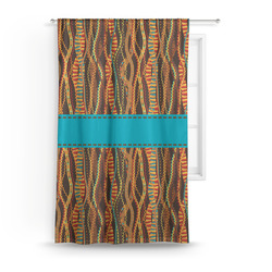 Tribal Ribbons Curtain Panel - Custom Size