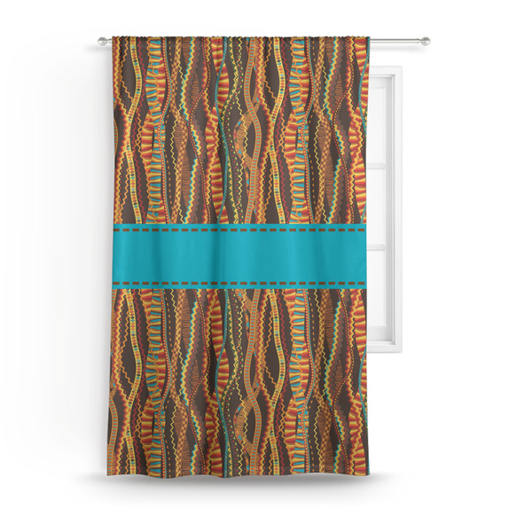 Custom Tribal Ribbons Curtain Panel - Custom Size