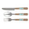 Tribal Ribbons Cutlery Set - FRONT