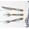 Tribal Ribbons Cutlery Set - w/ PLATE