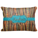 Tribal Ribbons Decorative Baby Pillowcase - 16"x12" (Personalized)