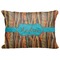 Tribal Ribbons Decorative Baby Pillowcase - 16"x12" (Personalized)