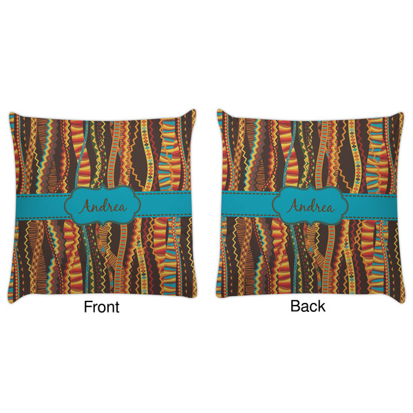 Tribal Ribbons Decorative Pillow Case - Approval