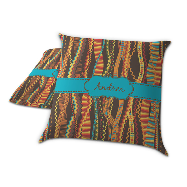 Tribal Ribbons Decorative Pillow Case - TWO