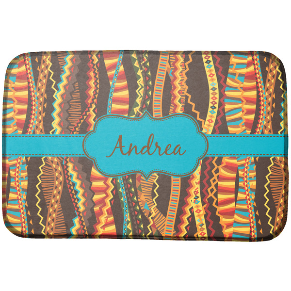 Custom Tribal Ribbons Dish Drying Mat (Personalized)