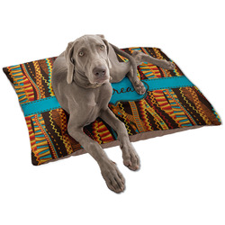 Tribal Ribbons Dog Bed - Large w/ Name or Text