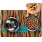Tribal Ribbons Dog Food Mat - Small w/ Name or Text