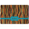 Tribal Ribbons Dog Food Mat w/ Name or Text