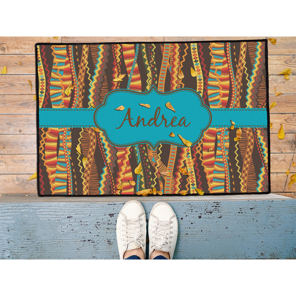 Tribal Ribbons Door Mat - LIFESTYLE (Med)