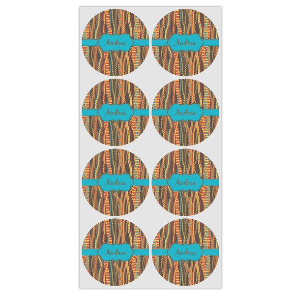 Tribal Ribbons Drink Topper - Medium - Set of 12