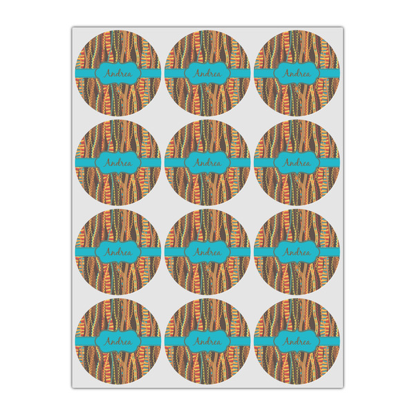 Tribal Ribbons Drink Topper - Small - Set of 12