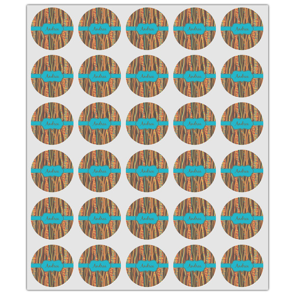 Tribal Ribbons Drink Topper - XSmall - Set of 30