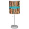 Tribal Ribbons Drum Lampshade with base included