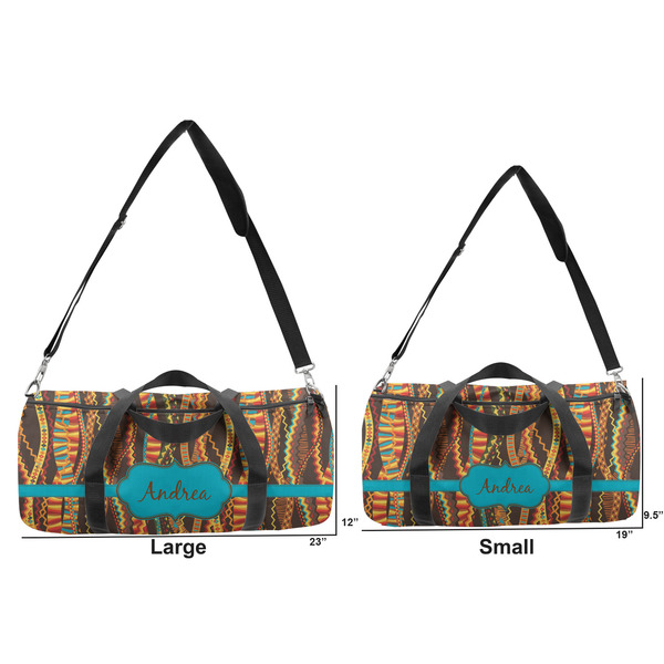 Tribal Ribbons Duffle Bag Small and Large