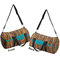 Tribal Ribbons Duffle bag large front and back sides