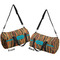 Tribal Ribbons Duffle bag small front and back sides