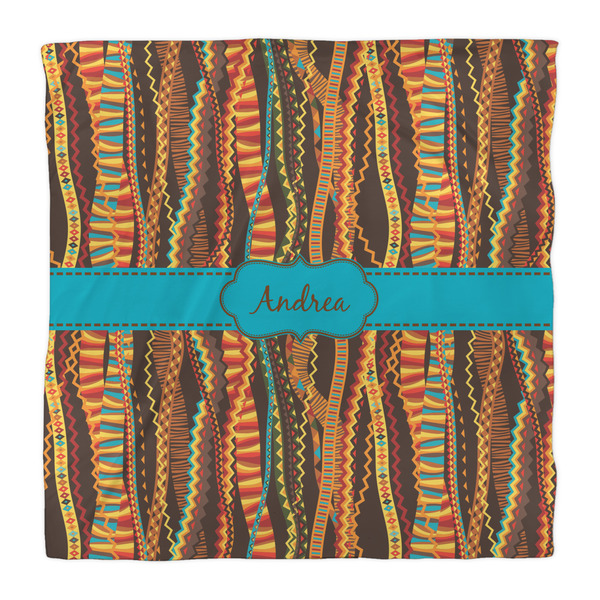 Tribal Ribbons Duvet Cover - Queen - Front