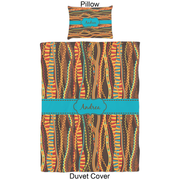 Tribal Ribbons Duvet Cover Set - Twin - Approval