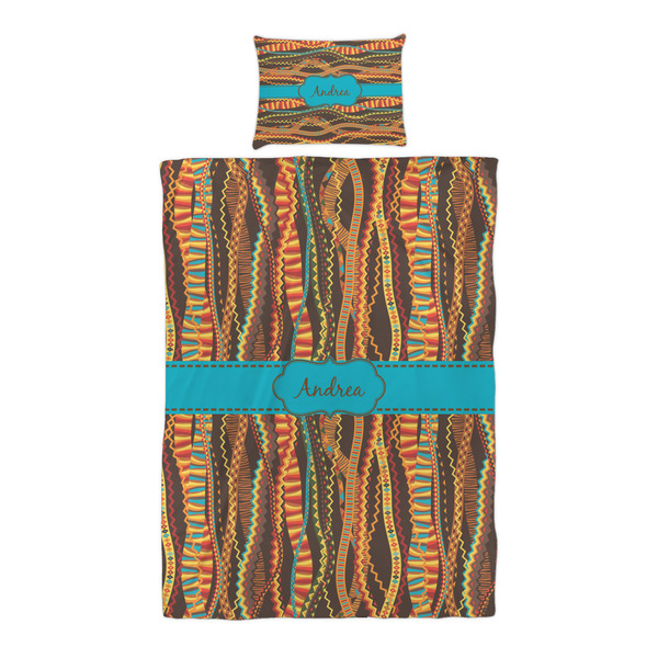 Tribal Ribbons Duvet Cover Set - Twin XL - Alt Approval